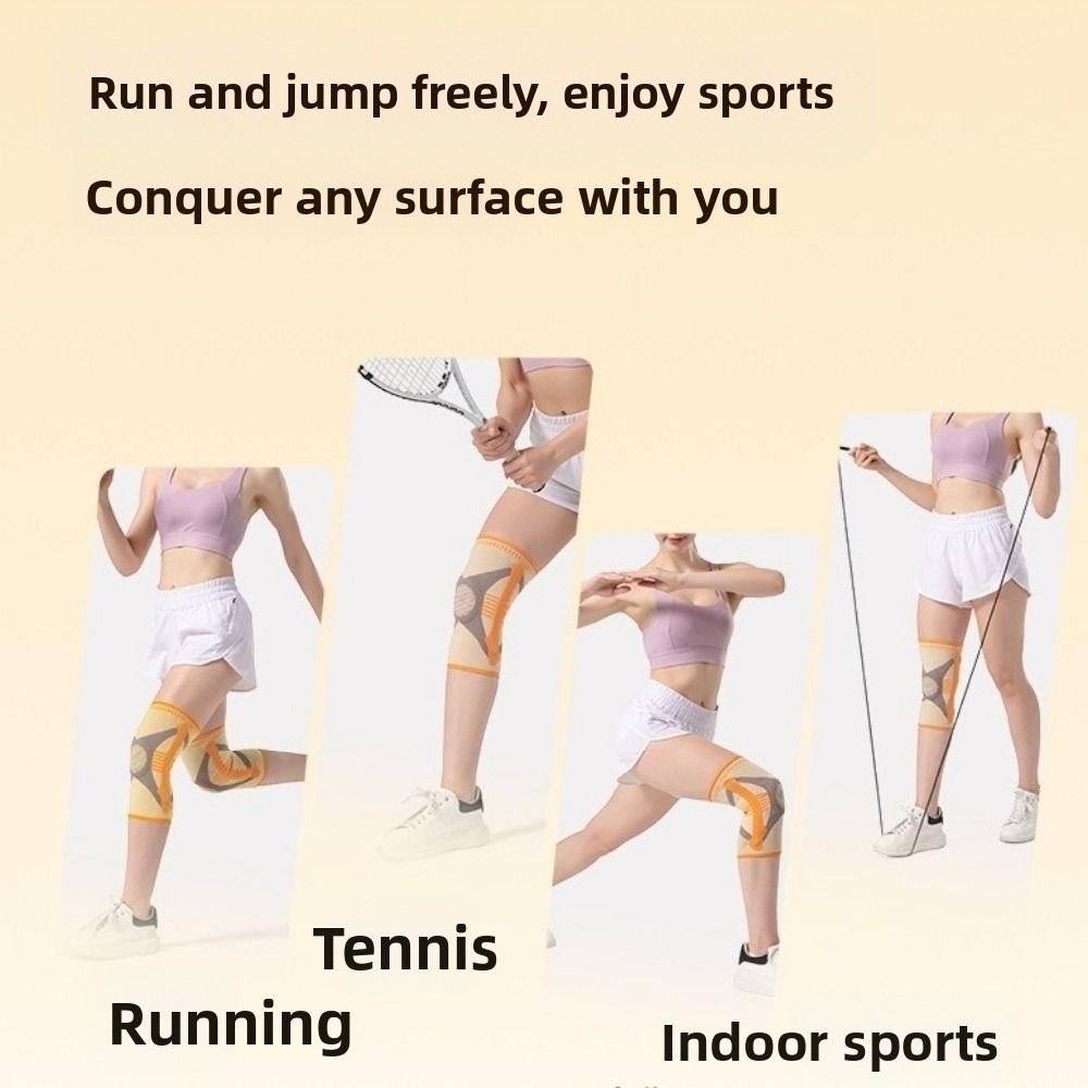 Breathable Knee Sleeves Shock-absorbing Knee Support Brace Sports Knee Pad  Joint Stability