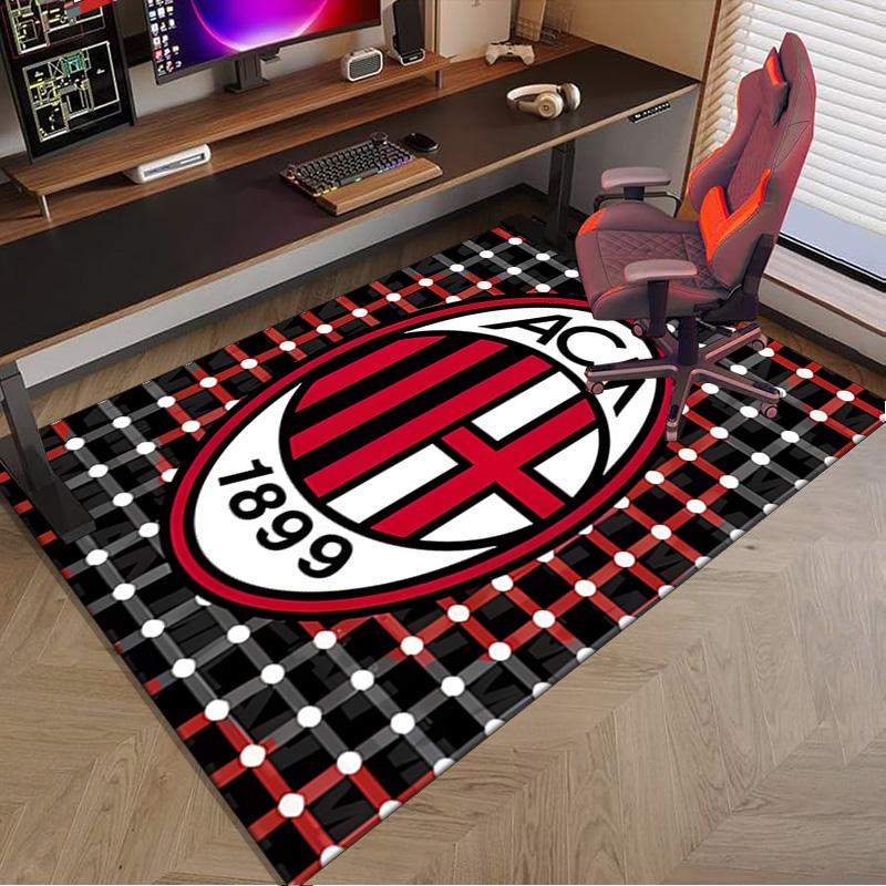 Milan Football club Printed Area Rug for Office, Chair Rug, Decorative Carpet Floor Mat, Large Size Fan gifts Christmas gifts