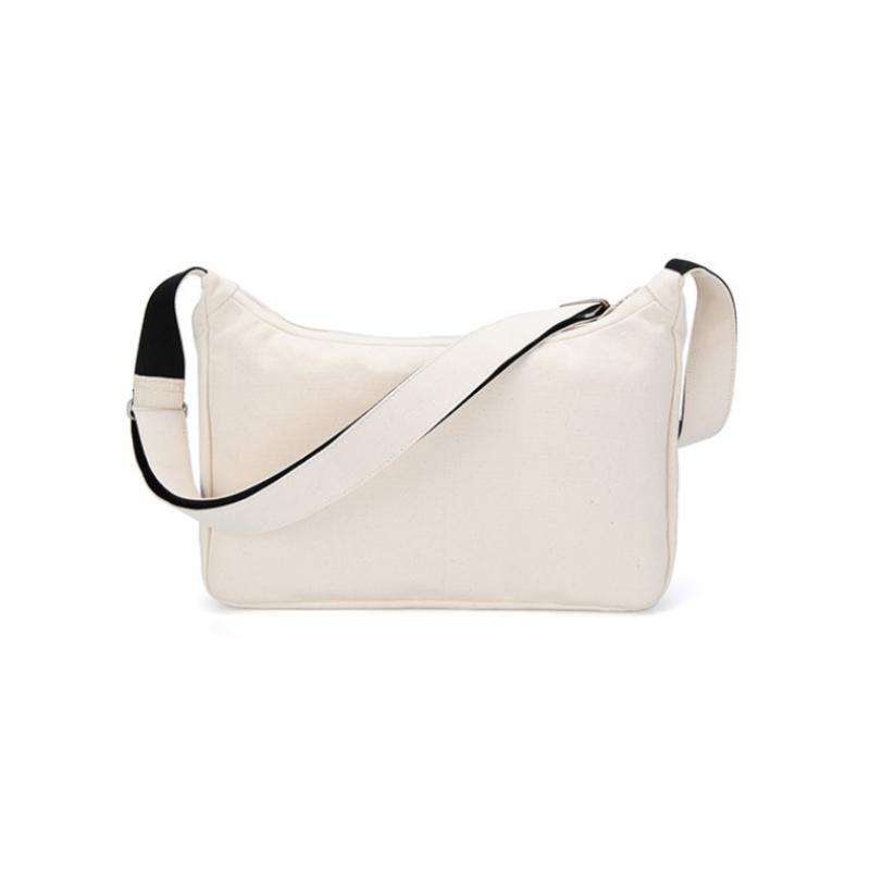 KANGOL Jude Canvas Pocket Crossbody Bag 3296 Ivory