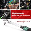 1/4'' Drive 2-25N.m Precise Double Scale Torque Wrench Set MTB Bike Socket Spanner Bicycle Motorcycle Ratchet Repair Toolbox Kit
