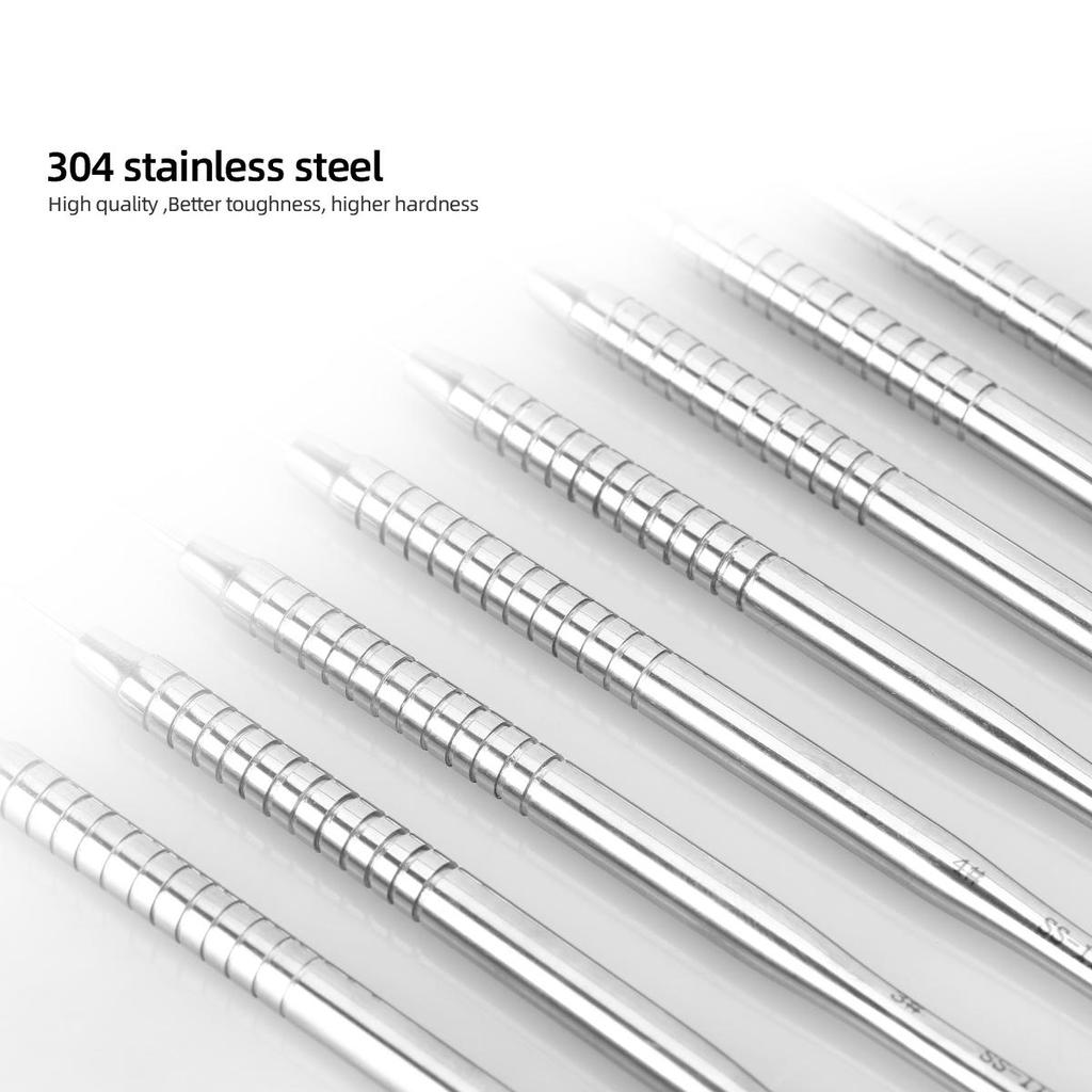 1 szt. Sonda periodontologiczna ze skalą Instrument ze stali nierdzewnej Narzędzie Sprzęt endodontyczny Długość sondy 16 cm