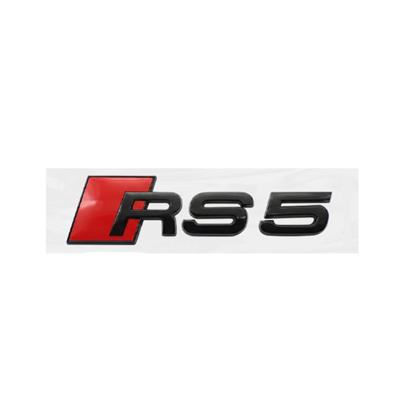 1Pc 3D ABS For Audi A3 A4 A5 A6 A7 Q2 Q3 Q5 Q7 Q8 S3 S4 S5 S6 RS3 RS4 RS5 RS6 Logo Decor Decal Car Body Rear Trunk Badge Sticker