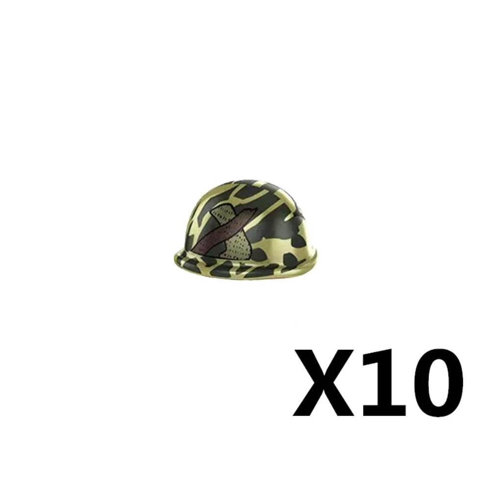 Military WWII MOC Hat Helmet Building Block German  US Soviet Soldier Figure Helmet M1 40 Beret  Accessories Brick Toy Gift K025