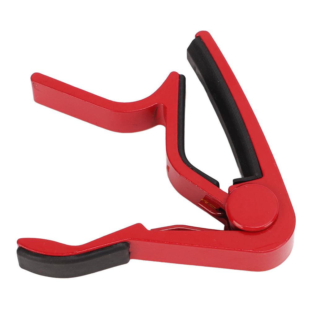Guitar Capo Strong Spring Scratch Resistant High Hardness Alloy Guitar Capo with 5 Picks