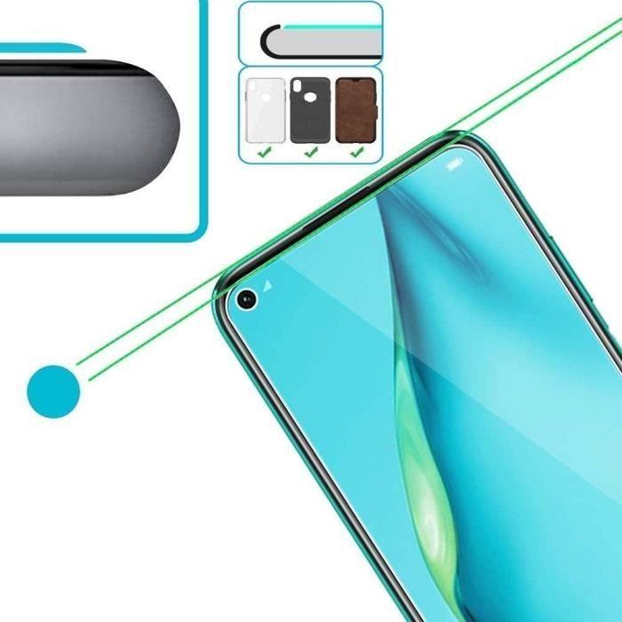 Film de protection - Toproduits® - Huawei P40 Lite - Verre trempé - 3 pack - Résistant aux rayures