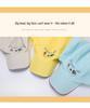 Yellow Cartoon Embroidery Headscarf Baseball Cap for Women – Hip Hop Style, Face-Slimming, Trendy Streetwear Accessory.