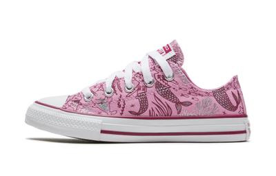 Chuck Taylor All Star Breathable Cushioning Low Top Kids Canvas Shoes Pink Children Aged 3 7 Years Old 667204C
