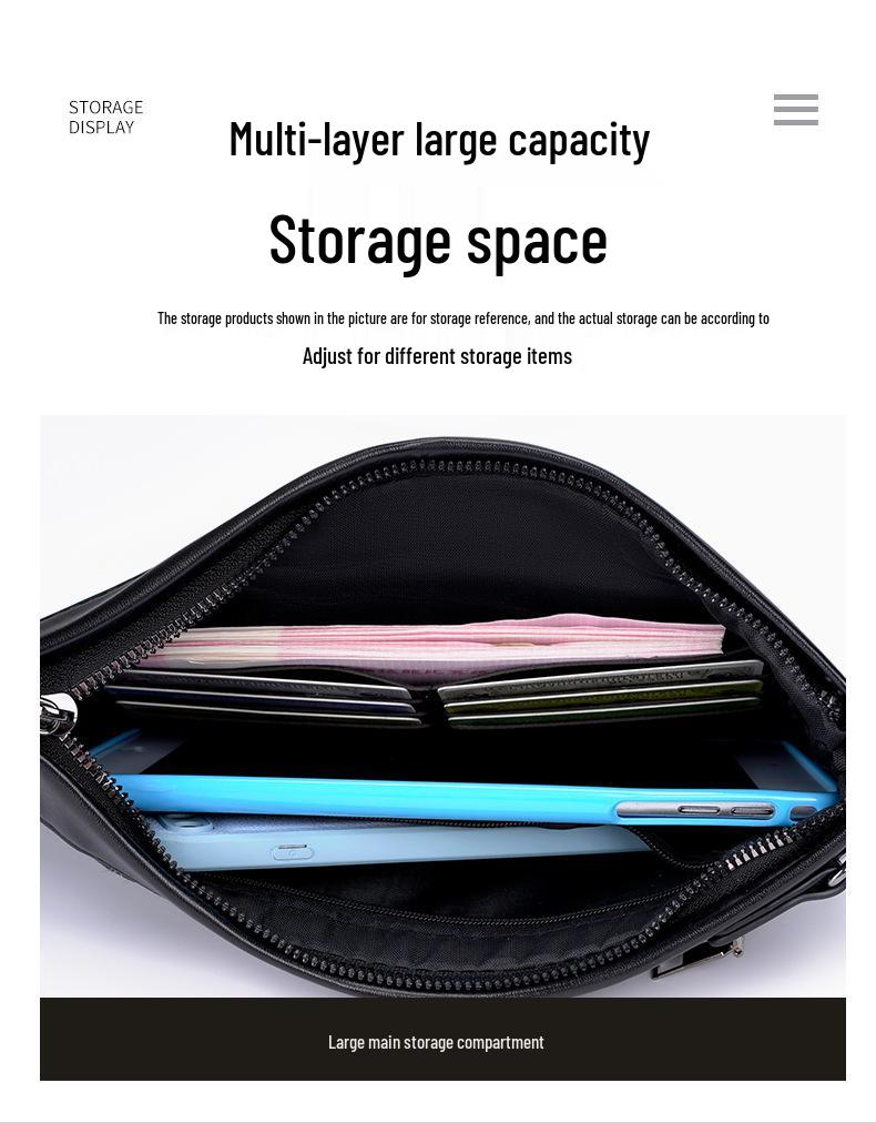 Men's Business Clutch: Fashion Plaid Multi-Card Holder Wallet & Phone Bag