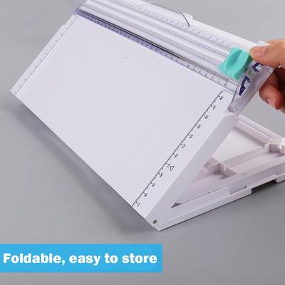 12x12 pouces Portable Coupe-papier Planche de notation Coupe-papier artisanal Pliage Machine de découpe de papier photo Bricolage Scrapbooking Artisanat
