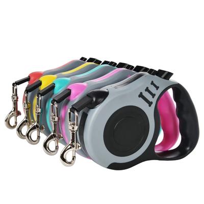 Correa para Perro de 3/5 m Retráctil Automática de Nailon Cuerda de Extensión de Tracción Paseo de Cachorro Suministros para Mascotas Correas Ruleta para Perros Pequeños