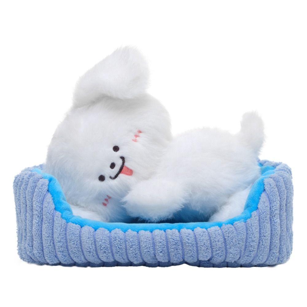Cuddly Plushie Black Cat Plush Home Decoration Lying Kitten Dog Lying Capybara  Boys Girls