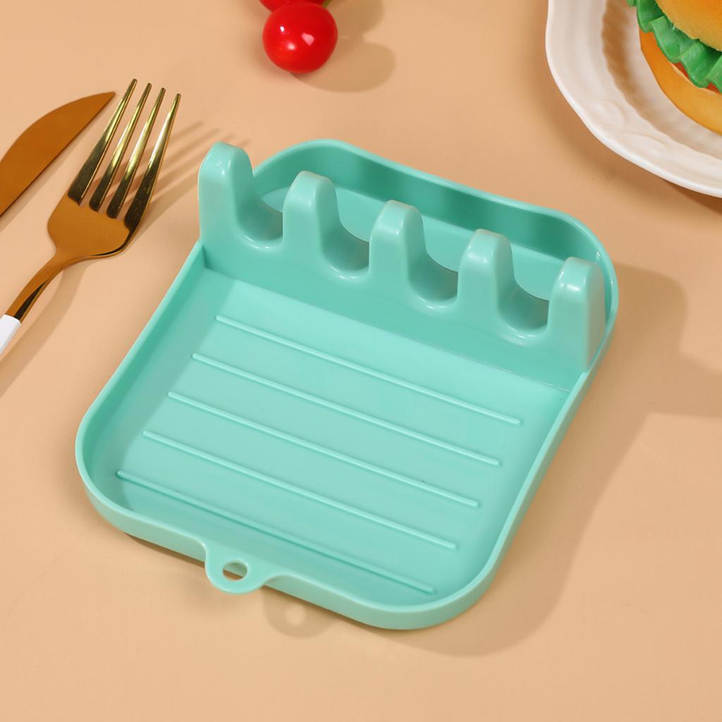 Pot Lid Rack Pot Lids Spoon And Chopsticks Rest Holder Space Saving Countertop Kitchen Utensil Holder Easy To Clean