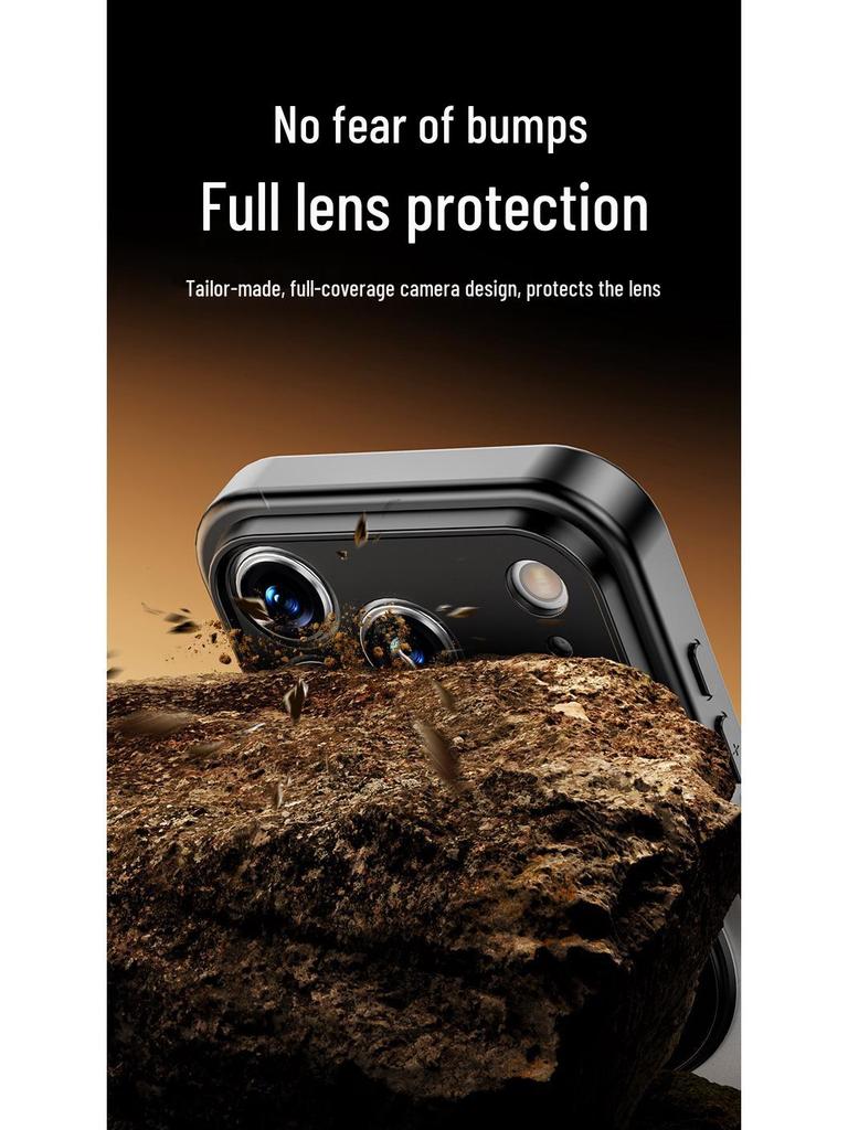 Husă Suport Magnetic de Încărcare 360 pentru iPhone 17/16 Pro Max/15 - Protecție la Cădere