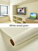 Vinyl Waterproof Wood Grain Wallpapers Self-adhesive Stickers For Kitchen Ambry Furniture Wardrobe Table Wall Papers Home Decor