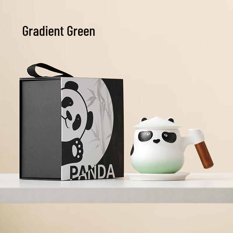 

Junshenqi ME Happy Panda Ceramic Mug Mug