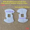 10Pcs Plastic Led Insulation Gasket Stator Spacer For 3535 5050 7070 L2 Xpl Xpg 50 70 Series Led Emitter Diodes