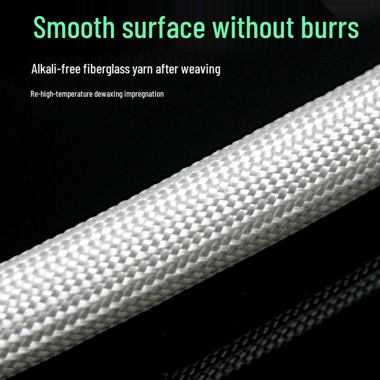 Fireproof Fiberglass Insulating Sleeve - High Temp Resistant Wire Protective Tube