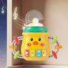 0-12M Baby Musical Feeding Bottle Pacifier Newborn Soft Teether Rattles Educational Toy Mobile Soothing Vocal Music Rattles Toys