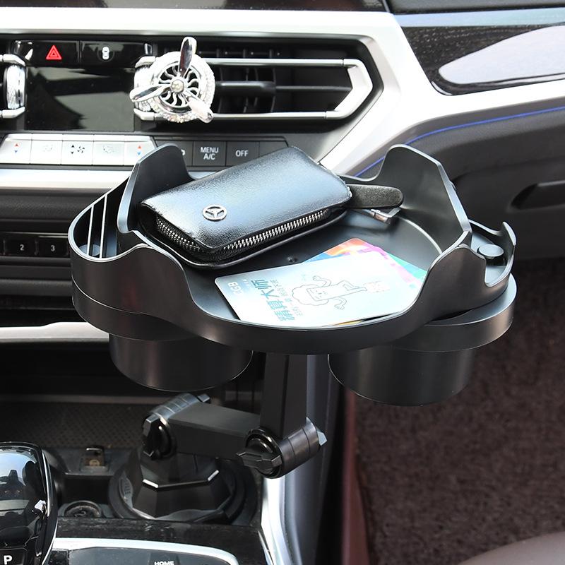 Universal Multifunctional Car Cup and Tray Holder
