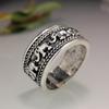 Klassischer Antiksilberfarbener Zinklegierungsring mit Elefantenmuster, Mode, Ehering, Partygeschenke