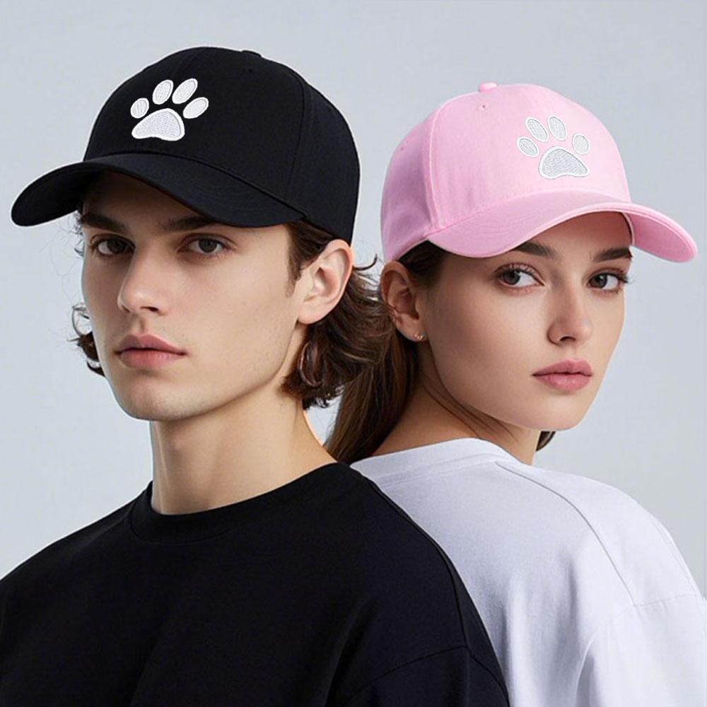 Dog Paw Vintage Washed Cotton High Quality Embroidery Dad Hat  For Men Women Baseball Cap golf caps Snapback Cap Wholesales