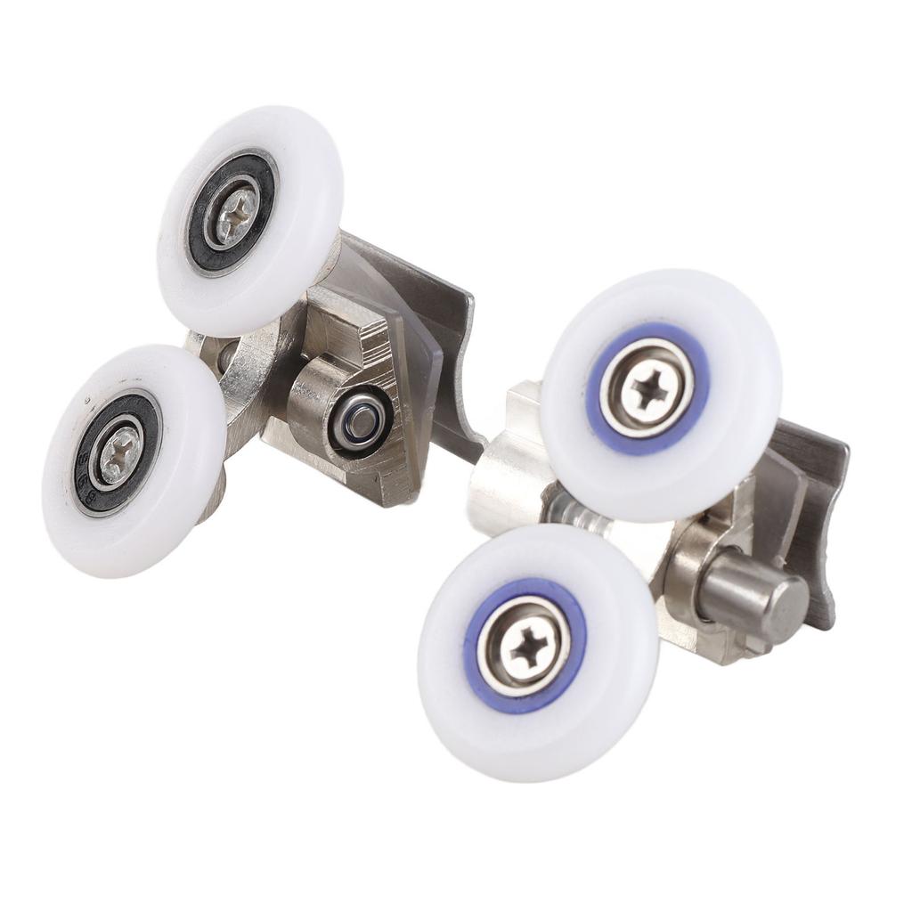 Shower Door Rollers,   Top Bottom Shower Door Wheels Sliding Rollers Replacement 26mm Zinc Alloy for Most Enclosures, Cabins and   Cabin Enclosu