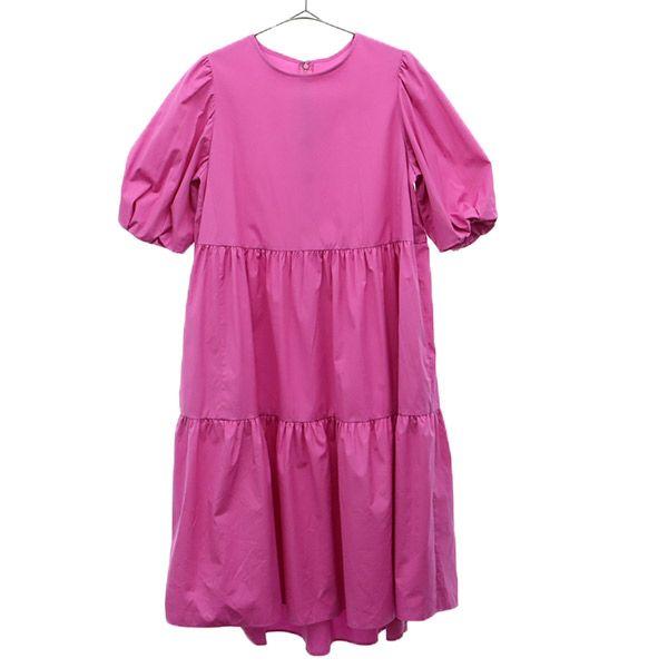 Unused BEAUTY&YOUTH UNITED ARROWS Short Sleeve One Piece FREE Pink Women Used