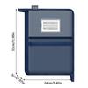 Mesh A4 File Folder L-shape Transparent Pouch Portable Test Paper Organizer  School Office