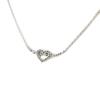 Les Trésors De Lily [N6854] - White 'Love' Silver Necklace (rhodium-plated)