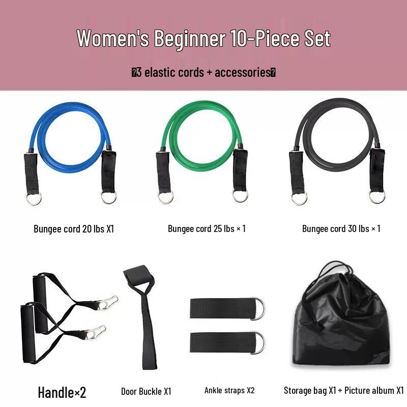 XINBODA 12-Piece Women s Resistance Band Set