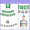 Vibrant Soccer Football Theme Party Decor Happy Birthday Banner For Special Celebrations