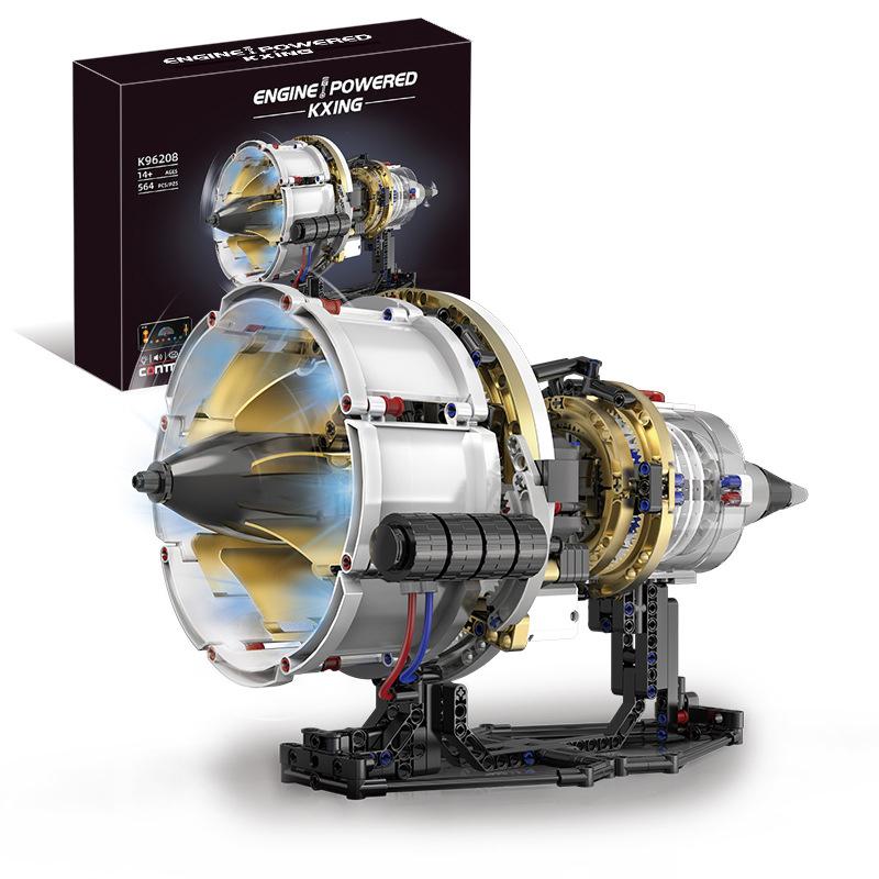 K96208 Simulation Aviation Aircraft Combat Mechanical Engine, 564Pcs Toy Model Assembly, Children S Building Block Toy Gift