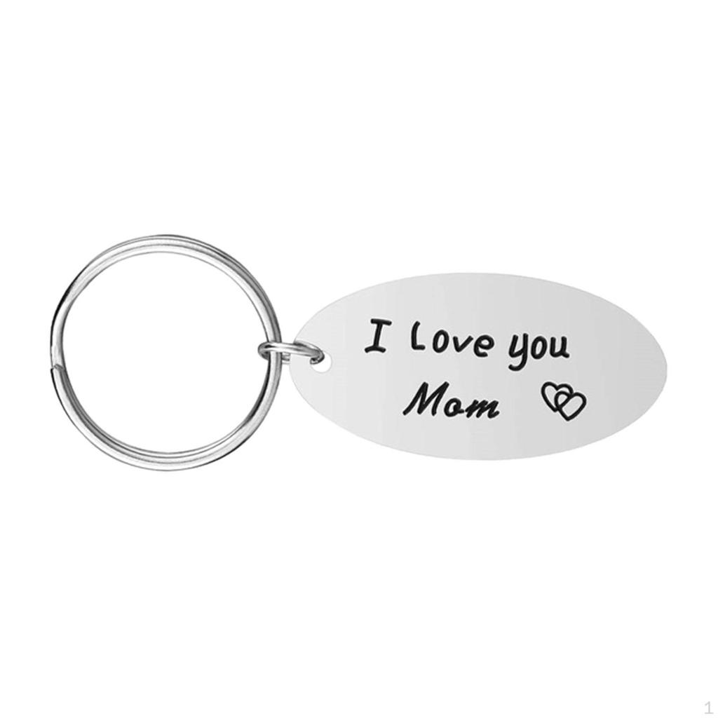 Mother Mommy Key Chain Day Gift Versatile Sturdy Christmas Birthday Meaningful Stainless