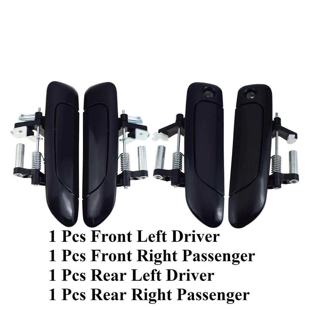 1/2/4 Pcs Exterior Door Handle Front / Rear Left Driver or Right Passenger For Honda Fit City Jazz 2003 2004 2005 2006 2007 2008