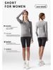 Lulu Women's Seamless Slim Fit Long Sleeve Yoga Top - Breathable, Quick-Drying Sportswear for Autumn & Winter Fitness.