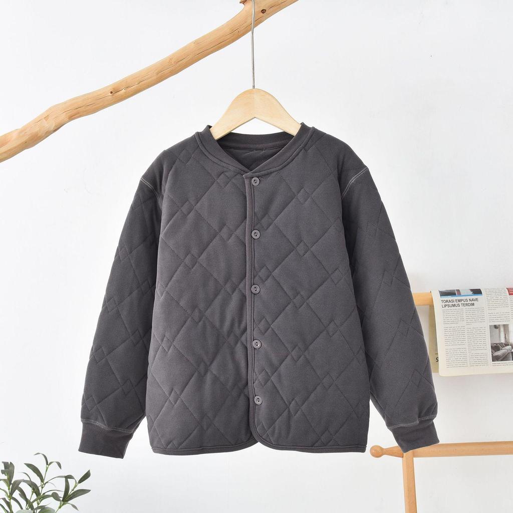 Children's Thermal Silk Quilted Coat with Magnetic Therapy, for Autumn/Winter