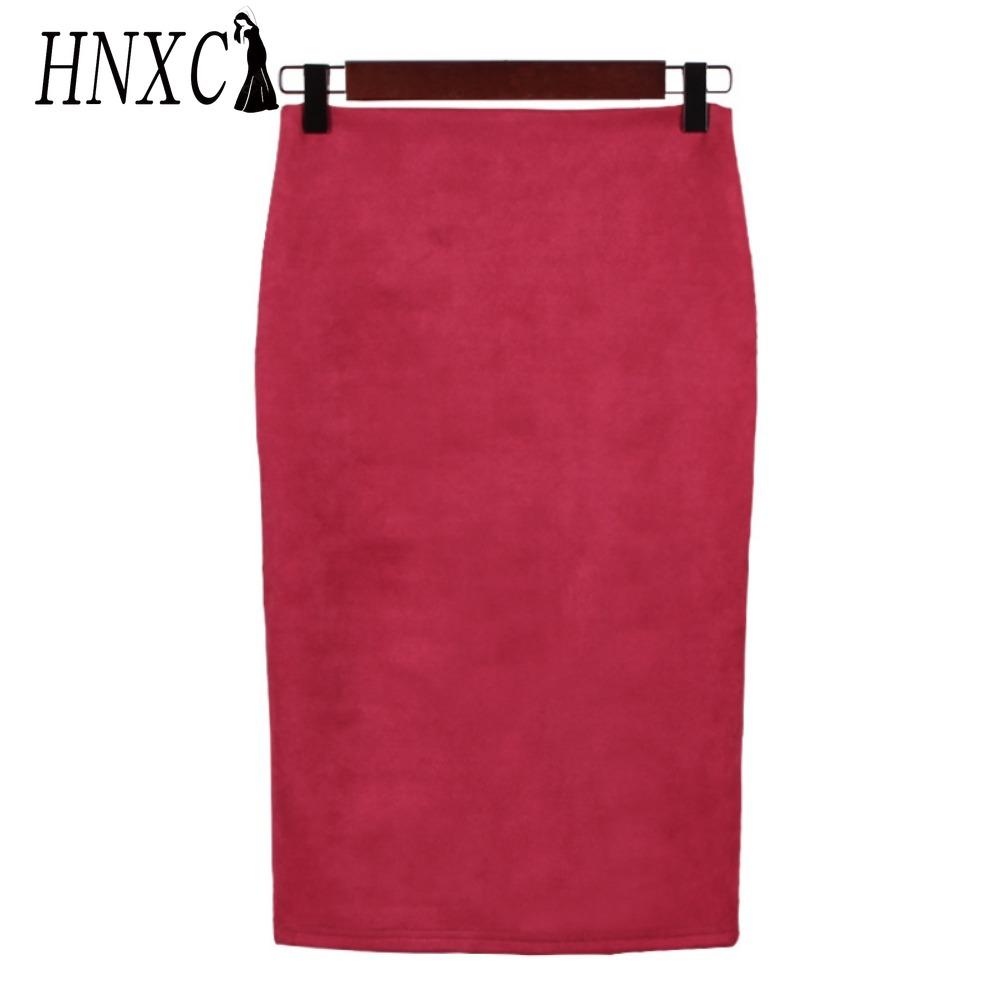 HNXC Women's Fashion Casual Solid Color Print Summer Spring Skirt