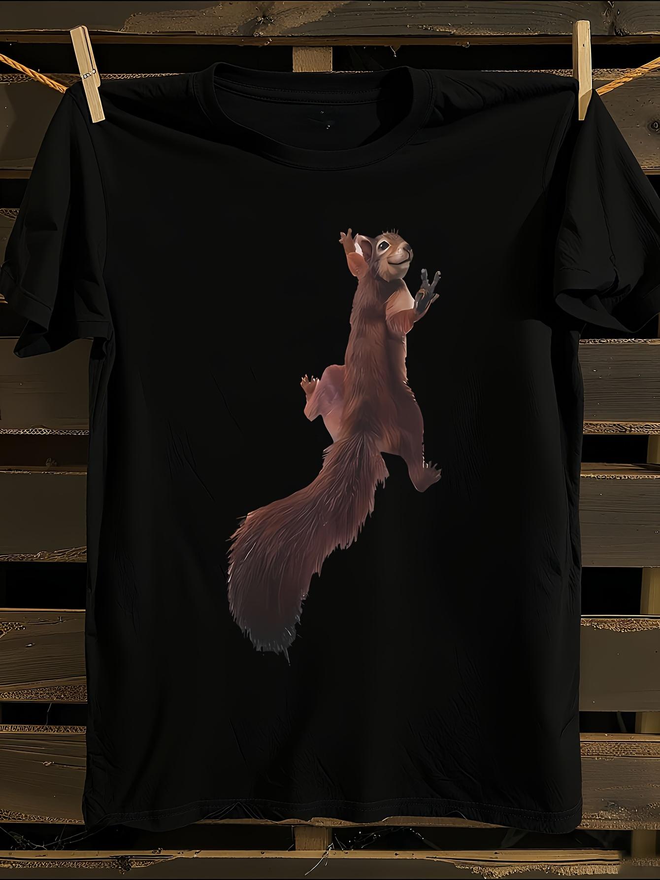 Funny Squirrel 3D Print Tshirt XL