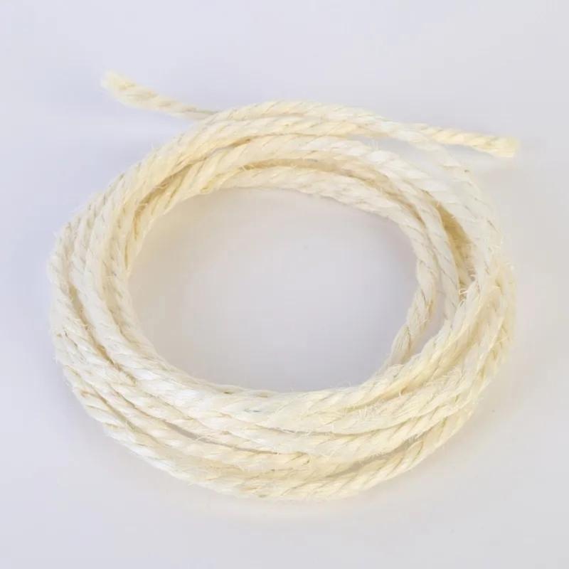 Thick Natural Rope For Rebuilding Cats Scratching Post And Crafting Engaging Creative Pet Climbing Tree Accessories