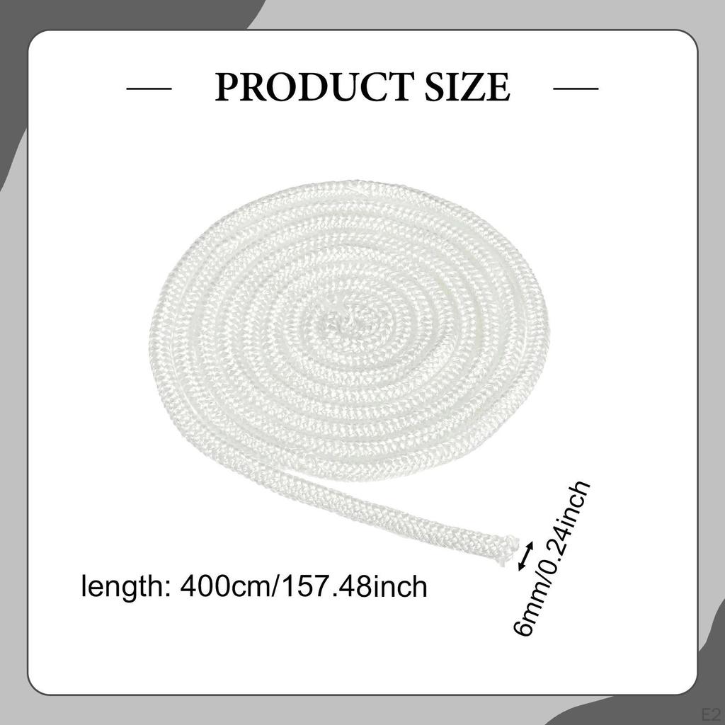 Door Seal, High Temperature Resistant, 4 Meter Rope, Fiberglass Seal