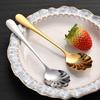 Stainless Steel Dessert & Ice Cream Spoon - Small Size, Western Style Baking Spoon