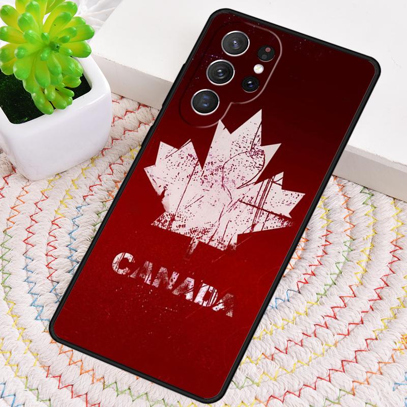 Canada Flag Maple Leaf Red Phone Case for Samsung Galaxy Note 10 Pro S26 Ultra S23 S24 FE S25 S21 S22 PLUS Shockproof Cove