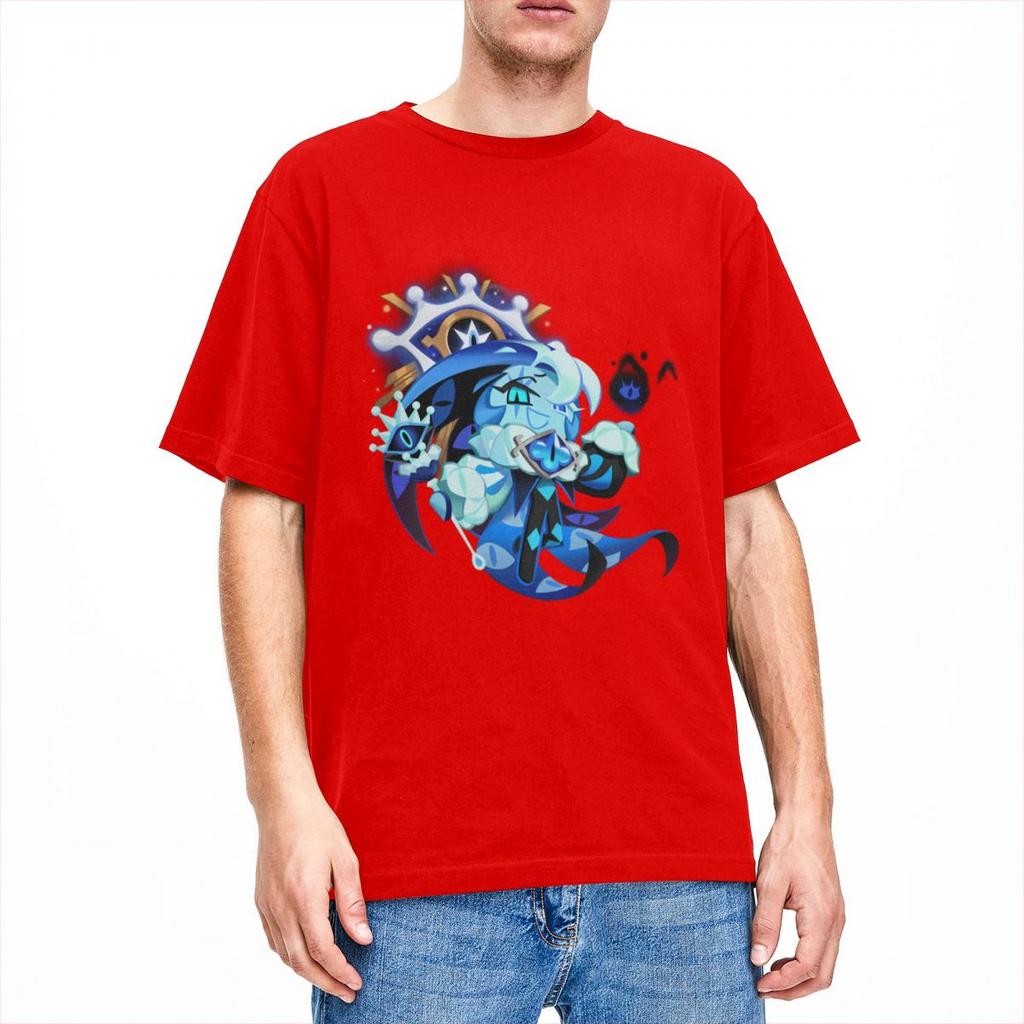 Shadow Milk Cookie Run Kingdom Men Women T Shirt Cute Cartoon Anime Tee Shirt Short Sleeve TShirt 100 Cotton Adult Clothes