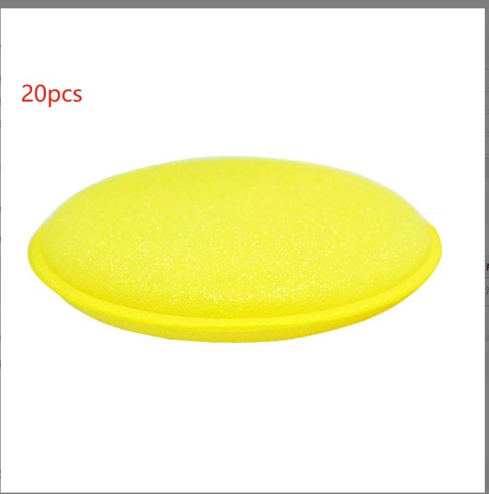 

20 шт. Губки для полировки воском автомобиля Инструменты для детализации автомобиля Аппликаторы из пены высокой плотности Губки для полировки и обработки Автомойка