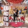 4pcs Rose Gold Clear Boxes for Balloons 30 Letters 10 Numbers 5 Characters ABC Transparent Gift Boxes Birthday Gender Reveal Letter Blocks Decorations