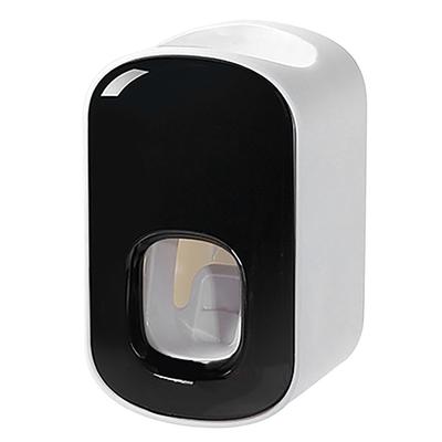 Automatic Toothpaste Dispenser Wall Mounted Toothpaste Squeezer for Household Bathroom Black