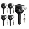 5x Ignition Coil Pack UF517+Spark Plugs For Volvo S60 2.5L L5 2012-2016