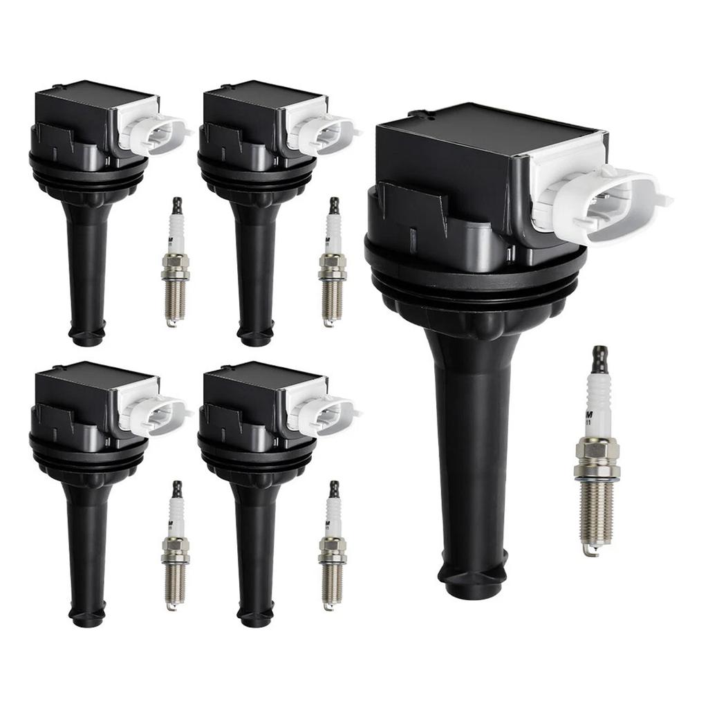5x Ignition Coil Pack UF517+Spark Plugs For Volvo S60 2.5L L5 2012-2016