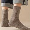 3 Pairs Winter Warm Thick Towel Bottom Man Socks Wool Male Socks Slipper Socks Merino Wool Socks Against Cold Snow Socks