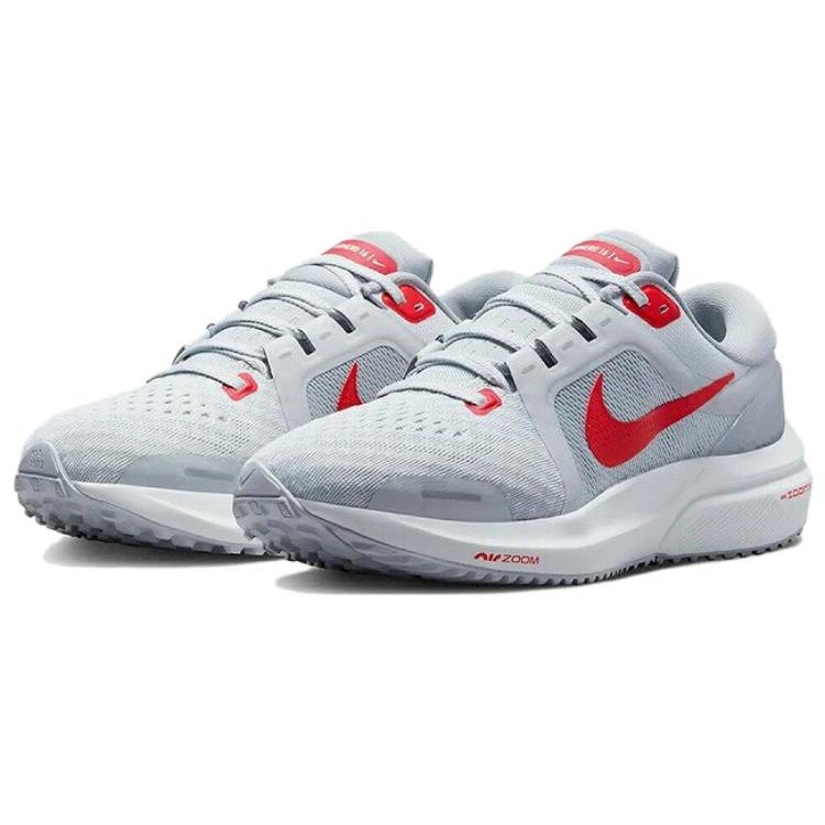 Nike Air Zoom Vomero 16 Light Grey Red Men's Long Distance Running Shoes DA7698-005
